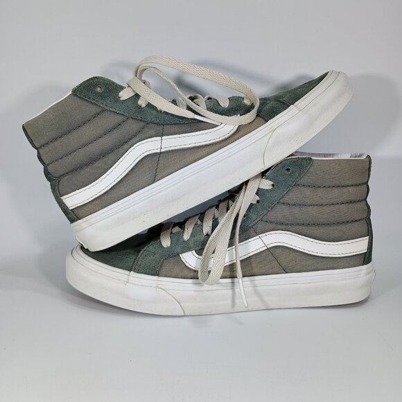 Vans ComfyCush Sk8-Hi SAMPLE Reissue Unisex Beech Marshmallow Sneakers Women's 6 - Picture 4 of 10